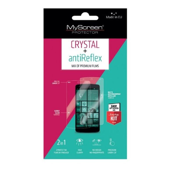 Xiaomi Redmi K30 Pro / Poco F2 Pro, Kijelzővédő fólia (az íves részre NEM hajlik rá!), MyScreen Protector Crystal+AntiReflex, Clear Prémium