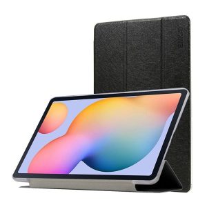 Samsung Galaxy Tab S6 Lite 10.4 (2020 / 2022 / 2024) SM-P610 / P615 / P613 / P619 / P620 / P625, mappa tok, Trifold, Enkay, fekete