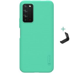   Huawei Honor X10 5G, Műanyag hátlap védőtok, stand, Nillkin Super Frosted, menta