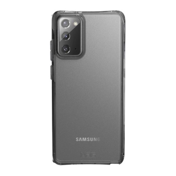 Samsung Galaxy Note 20 / 20 5G SM-N980 / N981, Műanyag hátlap védőtok, szilikon belső, közepesen ütésálló, UAG Plyo, áttetsző