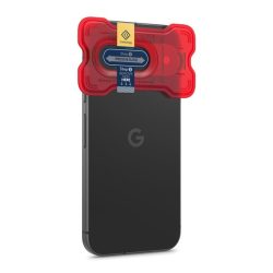   Google Pixel 9 Pro, Kamera lencsevédő fólia, ütésálló fólia, Tempered Glass (edzett üveg), Spigen Caseology Snap Fit, Clear, 2 db / csomag