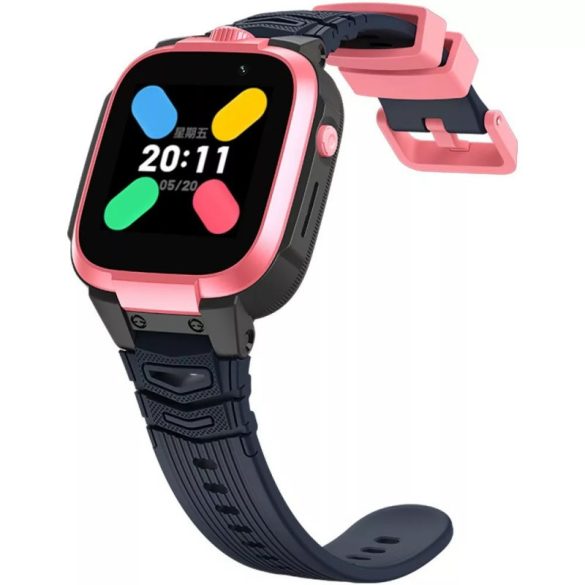 Bluetooth okosóra, Gyerekeknek, v4.2, TFT kijelző, Érintő kijelző, aktivitás mérő, GPS lokátor, Mibro Watch Kids Z3, rózsaszín, gyári