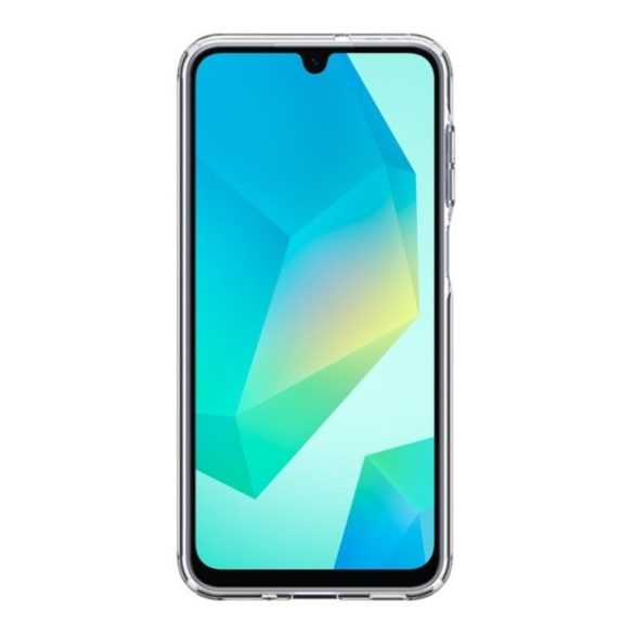 Samsung Galaxy A16 4G / A16 5G SM-A165F / A166B, Műanyag hátlap védőtok + szilikon keret, Spigen Ultra Hybrid, átlátszó