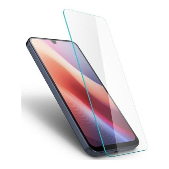 Samsung Galaxy A16 4G / A16 5G SM-A165F / A166B, Kijelzővédő fólia, (az íves részre NEM hajlik rá!), Tempered Glass (edzett üveg), Spigen Glastr Slim, Clear, 2 db / csomag