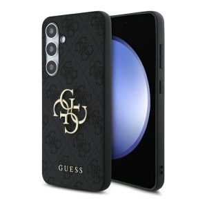 Guess 4G Big Metal Logo Samsung Galaxy S24 FE hátlap tok, szürke