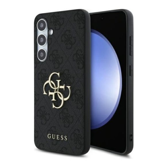 Guess 4G Big Metal Logo Samsung Galaxy S24 FE hátlap tok, szürke