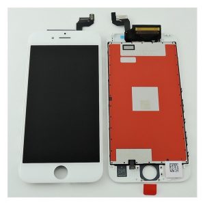 Apple iPhone 6S kompatibilis LCD kijelző érintőpanellel, OEM jellegű, fehér, Grade R