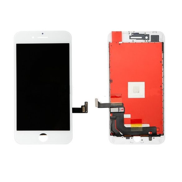 Apple iPhone 8 Plus kompatibilis LCD kijelző érintőpanellel, OEM jellegű, fehér, Grade R
