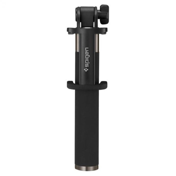 Selfie bot, 18 - 75 cm, 295°-ban forgatható, exponáló gombbal, bluetooth-os, Spigen Velo S530W, fekete