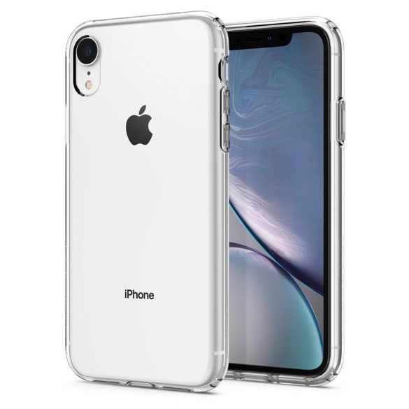 Apple iPhone XR, Szilikon tok, Spigen Crystal Flex, átlátszó