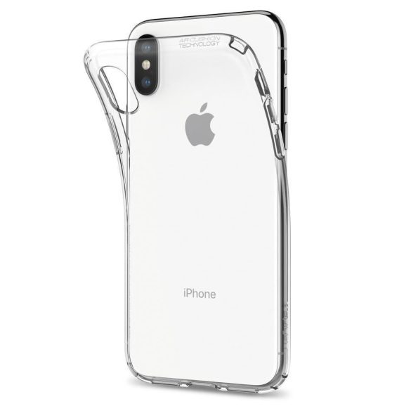 Apple iPhone X / XS, Szilikon tok, Spigen Crystal Flex, átlátszó