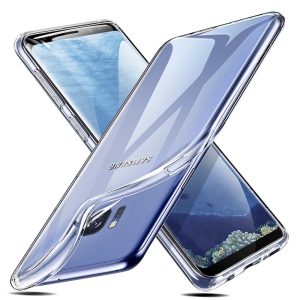 Samsung Galaxy S8 SM-G950, Szilikon tok, ultravékony, közepesen ütésálló, légpárnás sarok, ESR Essential Zero, átlátszó
