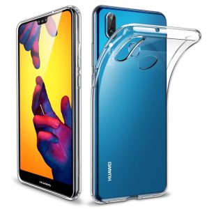 Huawei P20 Lite, Szilikon tok, ultravékony, közepesen ütésálló, légpárnás sarok, ESR Essential Zero, átlátszó