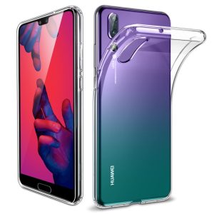 Huawei P20, Szilikon tok, ultravékony, közepesen ütésálló, légpárnás sarok, ESR Essential Zero, átlátszó