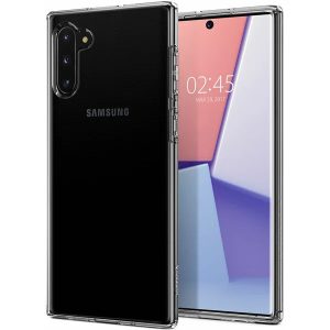 Samsung Galaxy Note 10 / 10 5G SM-N970 / N971, Szilikon tok, Spigen Crystal Flex, átlátszó