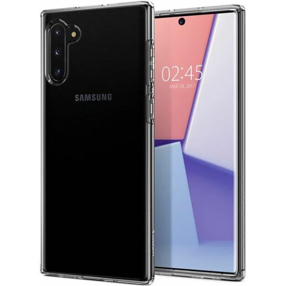 Samsung Galaxy Note 10 / 10 5G SM-N970 / N971, Szilikon tok, Spigen Crystal Flex, átlátszó