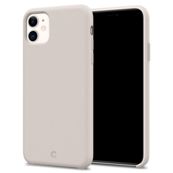 Apple iPhone 11, Szilikon tok, Spigen Cyril Silicone, szürke