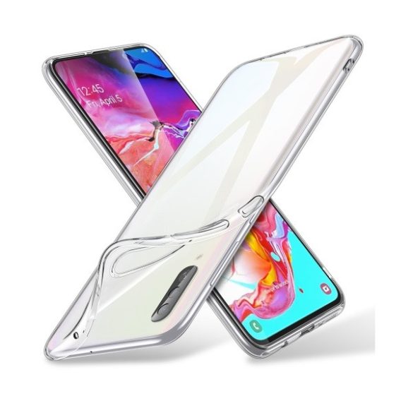 Samsung Galaxy A10 SM-A105F, Szilikon tok, ultravékony, közepesen ütésálló, légpárnás sarok, ESR Essential Zero, átlátszó