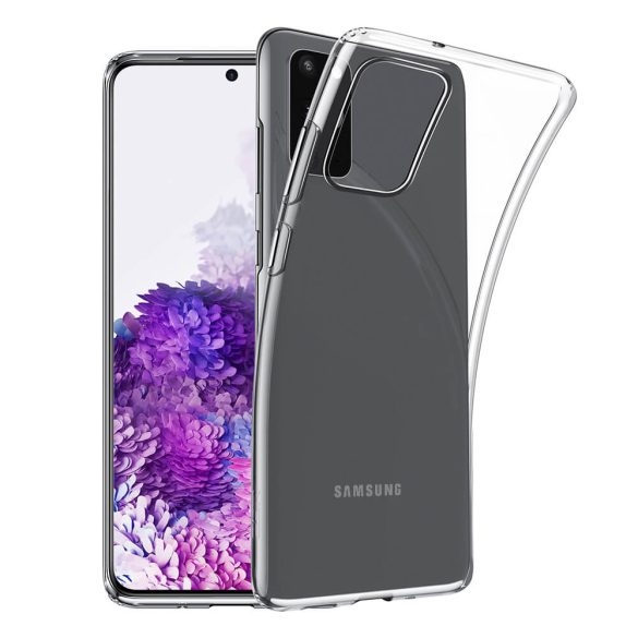 Samsung Galaxy S20 / S20 5G SM-G980 / G981, Szilikon tok, ultravékony, közepesen ütésálló, légpárnás sarok, ESR Essential Zero, átlátszó