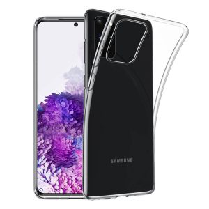 Samsung Galaxy S20 Plus / S20 Plus 5G SM-G985 / G986, Szilikon tok, ultravékony, közepesen ütésálló, légpárnás sarok, ESR Essential Zero, átlátszó