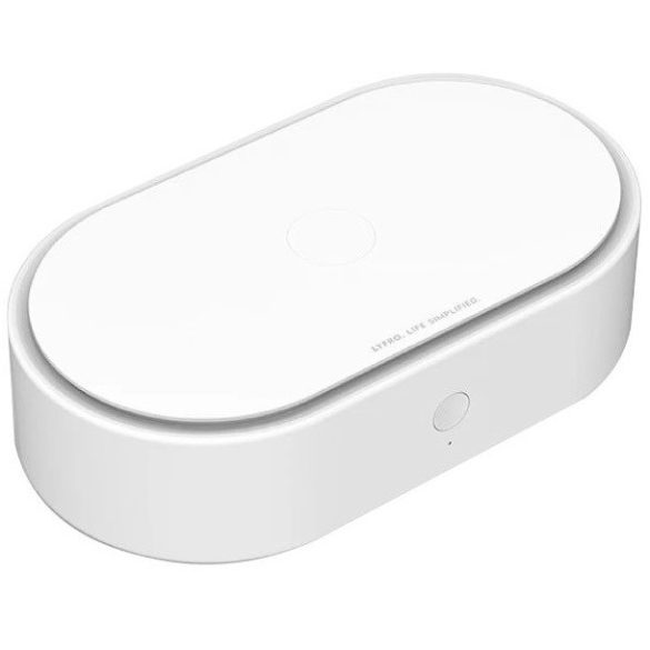 UV fertőtlenítő doboz és Qi wireless vezeték nélküli töltő, 10W, Uniq Lifro Air Capsule, fehér