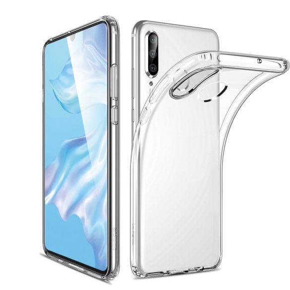 Huawei P30 Lite, Szilikon tok, ultravékony, közepesen ütésálló, légpárnás sarok, ESR Essential Zero, átlátszó