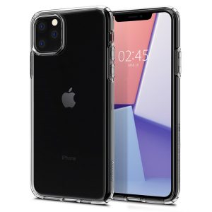 Apple iPhone 12 Mini, Szilikon tok, Spigen Crystal Flex, átlátszó