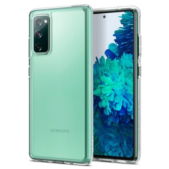 Samsung Galaxy S20 FE / S20 FE 5G SM-G780 / G781, Műanyag hátlap védőtok + szilikon keret, Spigen Ultra Hybrid, átlátszó