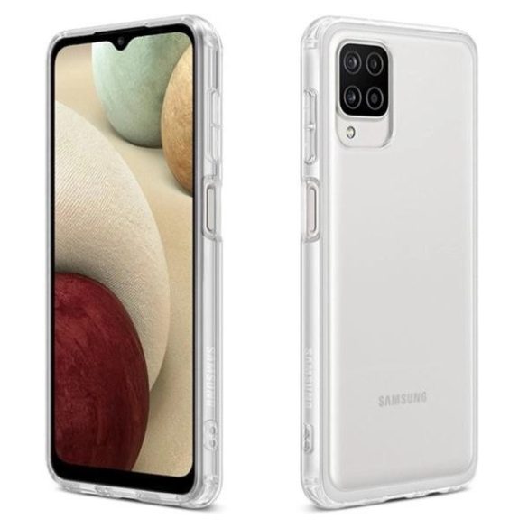 Samsung Galaxy A12 / A12 Nacho / M12 SM-A125F / A127F / M127F, Szilikon tok, átlátszó, gyári