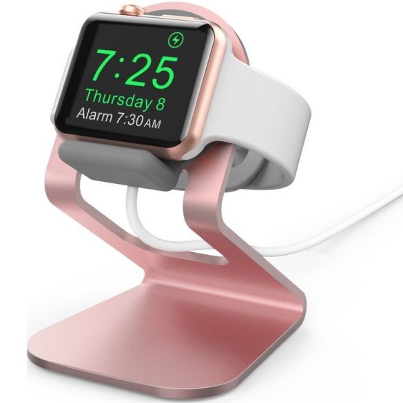 Apple Watch töltő asztali tartó, AhaStyle ST03, vörösarany