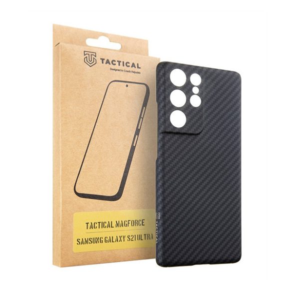 Tactical MagForce Aramid Samsung Galaxy S21 Ultra tok, fekete