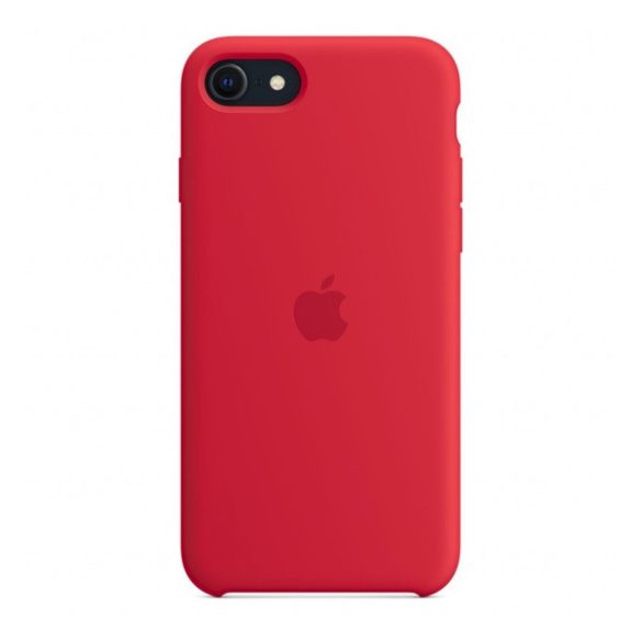 Apple iPhone SE 2022/2020 gyári szilikon tok, piros (PRODUCT)RED
