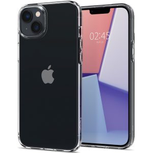 Apple iPhone 14 Plus, Szilikon tok, Spigen Crystal Flex, átlátszó