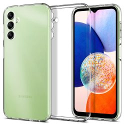   Samsung Galaxy A14 4G / A14 5G SM-A145F / A146B, Szilikon tok, Spigen Liquid Crystal, átlátszó