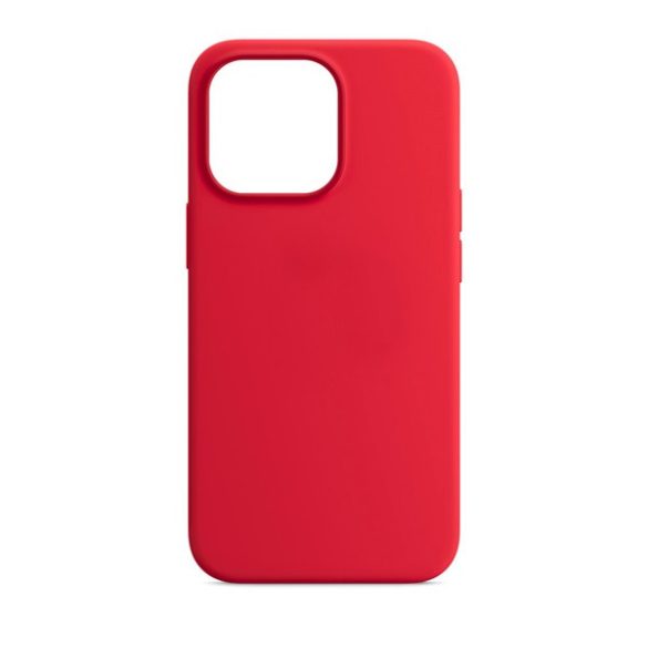 Phoner Apple iPhone 12 Pro Max szilikon tok, piros