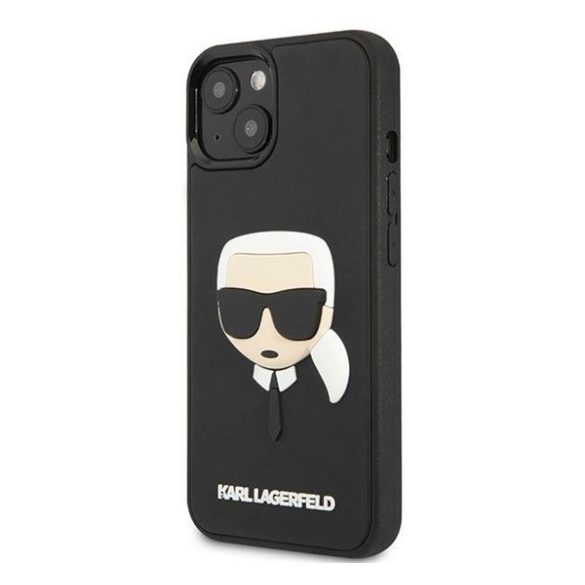 Karl Lagerfeld 3D Rubber Karl's Head Apple iPhone 14 Plus hátlap tok, fekete