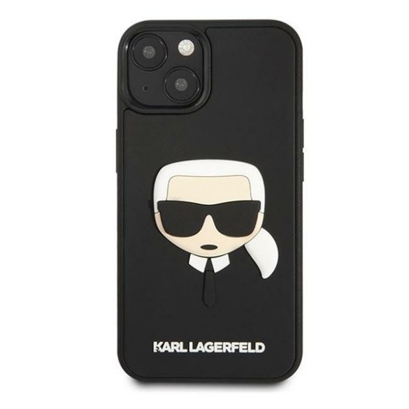 Karl Lagerfeld 3D Rubber Karl's Head Apple iPhone 14 Plus hátlap tok, fekete