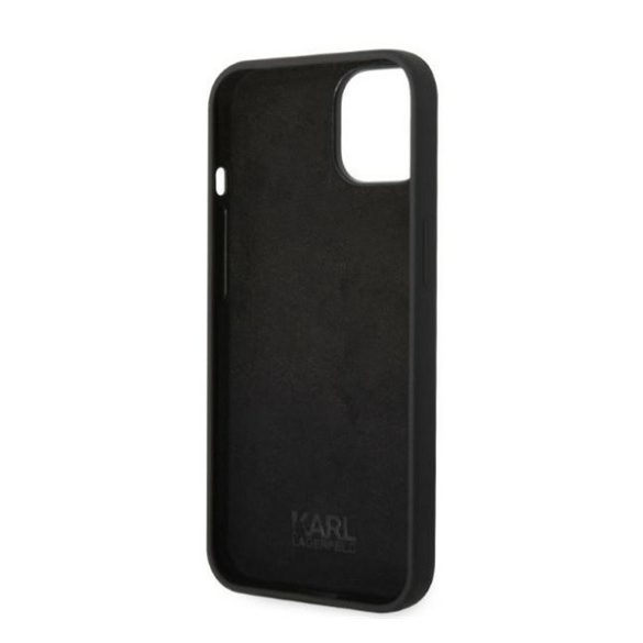 Karl Lagerfeld Silicone RSG Apple iPhone 14 Plus hátlap tok, fekete