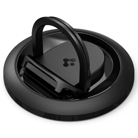 Magsafe asztali tartó és ujjtámasz, Spigen Webcam Mount OM101, fekete