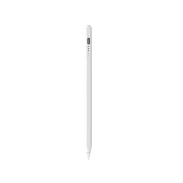 Mágneses kapacitív ceruza, iPad-hez, Uniq Pixo Lite Apple Pencil, fehér