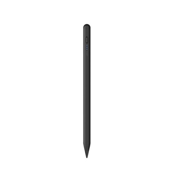 Mágneses kapacitív ceruza, iPad-hez, Uniq Pixo Lite Apple Pencil, fekete