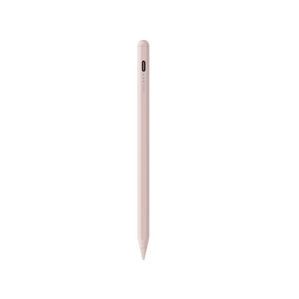 Mágneses kapacitív ceruza, iPad-hez, Uniq Pixo Lite Apple Pencil, rózsaszín