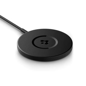 Univerzális vezeték nélküli töltő, Qi Wireless, 7.5W, mágneses, MagSafe kompatibilis, Spigen ArcField Magsafe PF2101, fekete