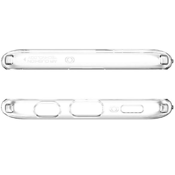 Apple iPhone 15 Plus, Szilikon tok, Spigen Liquid Crystal, átlátszó