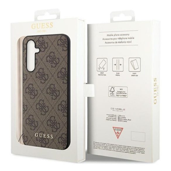 Guess 4G Charms Collection Samsung Galaxy S23 FE tok, barna