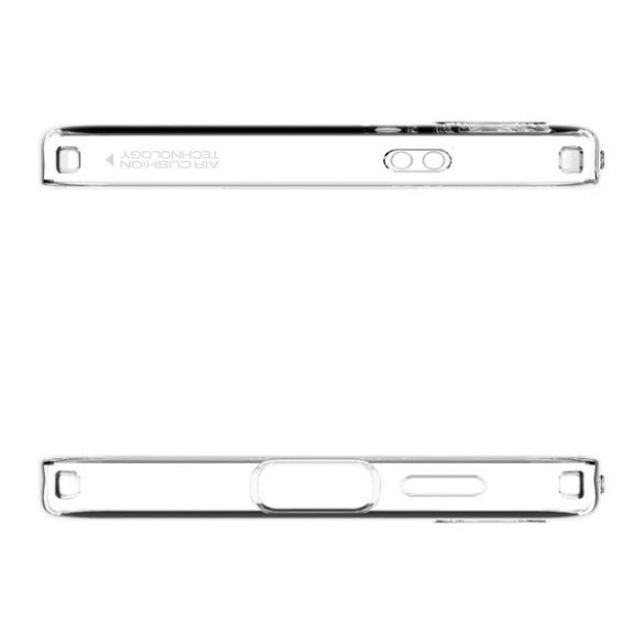 Samsung Galaxy S24 SM-S921, Szilikon tok, Spigen Liquid Crystal, átlátszó