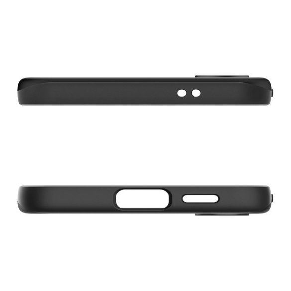Samsung Galaxy S24 SM-S921, Műanyag hátlap védőtok, Spigen Thin Fit, fekete
