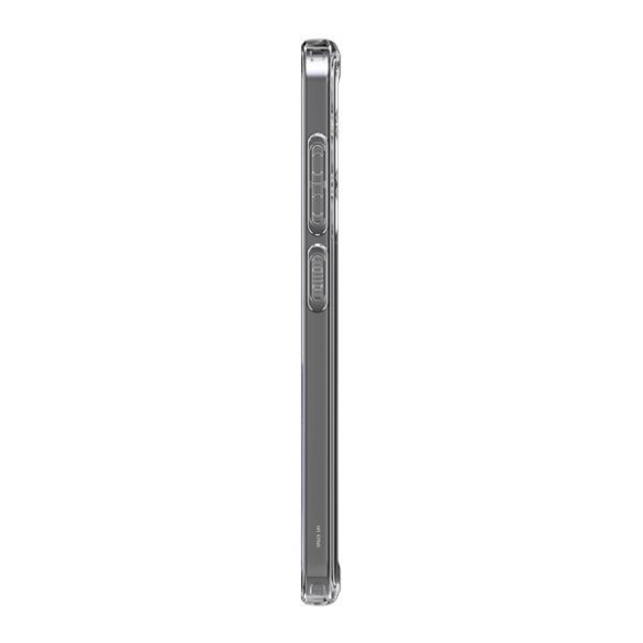 Samsung Galaxy S24 Plus SM-S926, Műanyag hátlap védőtok + szilikon keret, Spigen Ultra Hybrid, átlátszó