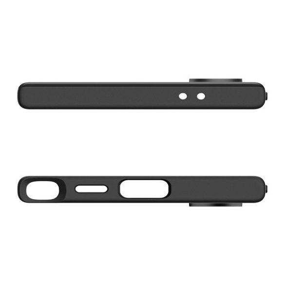 Samsung Galaxy S24 Ultra SM-S928, Műanyag hátlap védőtok, Spigen Thin Fit, fekete