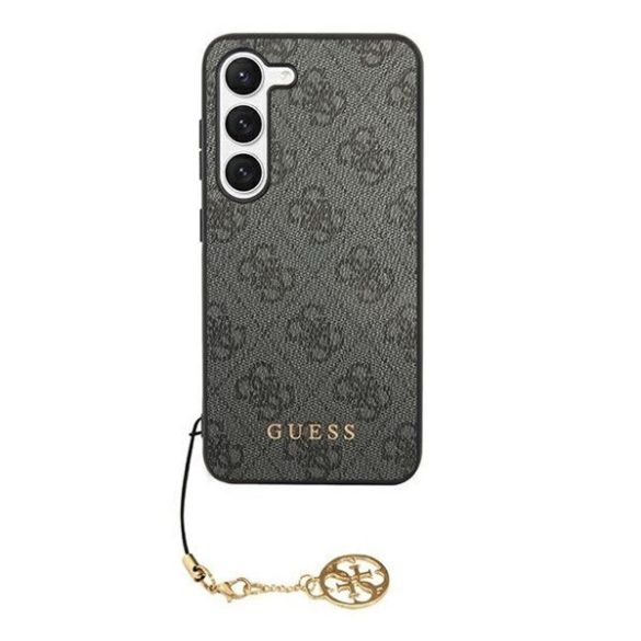 Guess 4G Charms Samsung Galaxy S24 Ultra szilikon tok, fekete